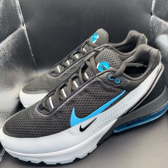 Size 10.5 - Nike Air Max Pulse Black Laser Blue, DR0453-002, Clean, No Box